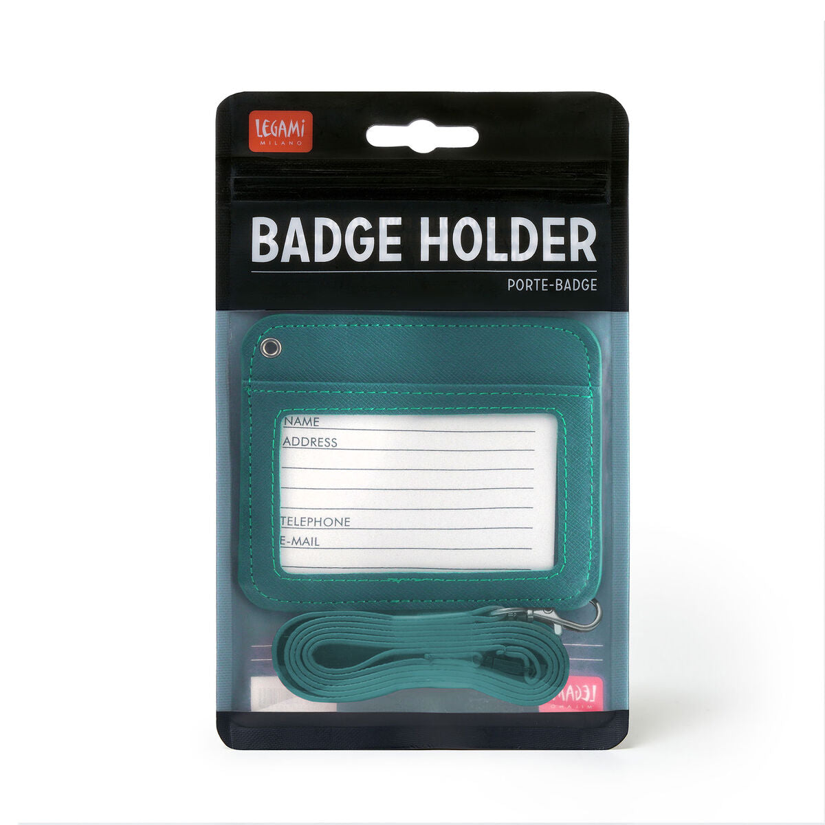 Porte-Badge Petrol Blue - Badge Holder