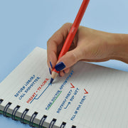 Crayon 2 Couleurs Rouge et Bleu- Jumbo