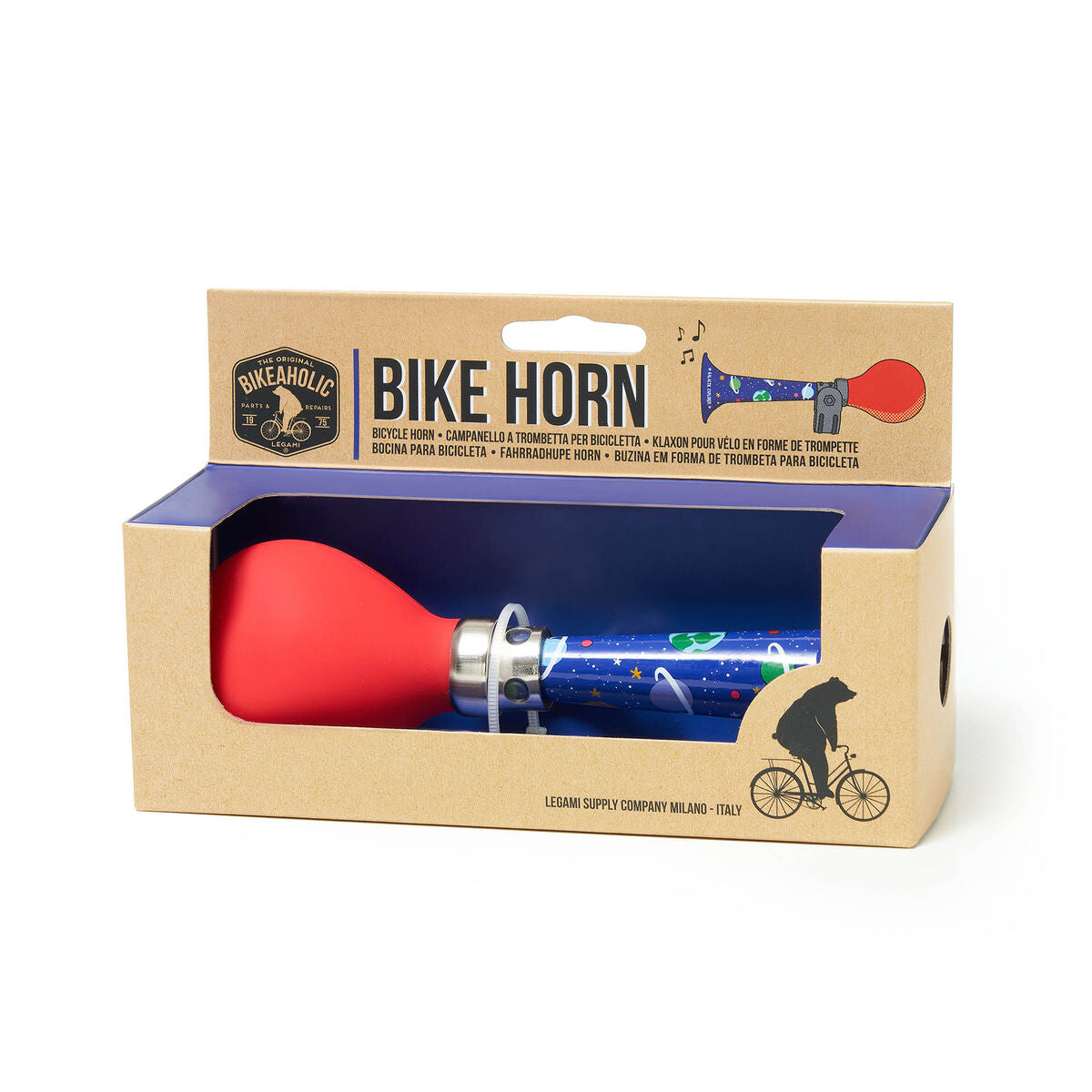 Klaxon pour Vélo en forme de Trompette Space - Bike Horn
