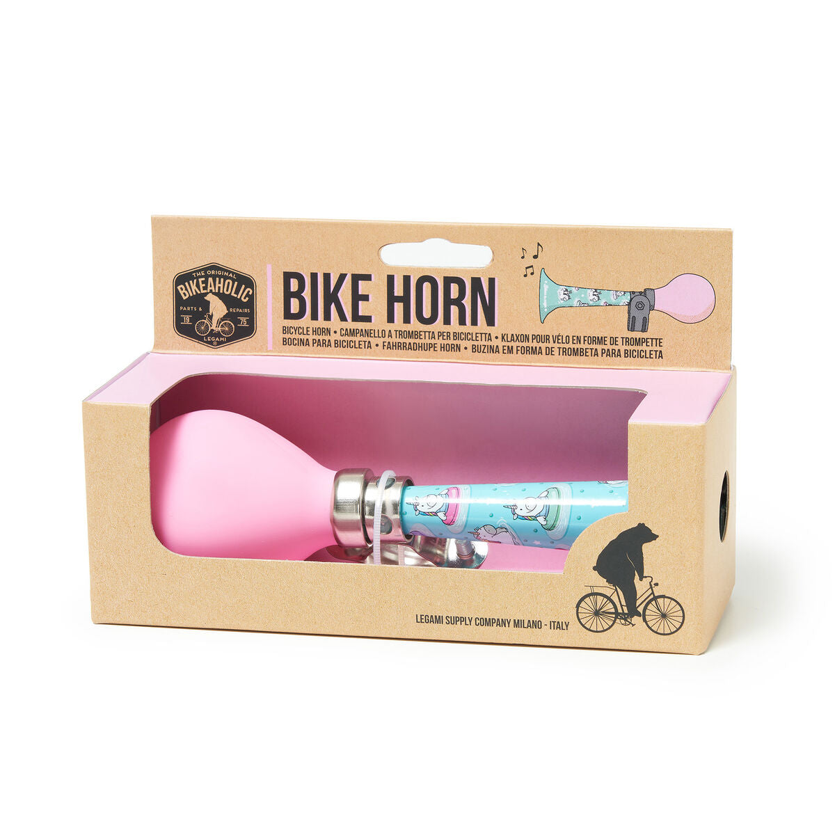 Klaxon pour Vélo en forme de Trompette Unicorn - Bike Horn