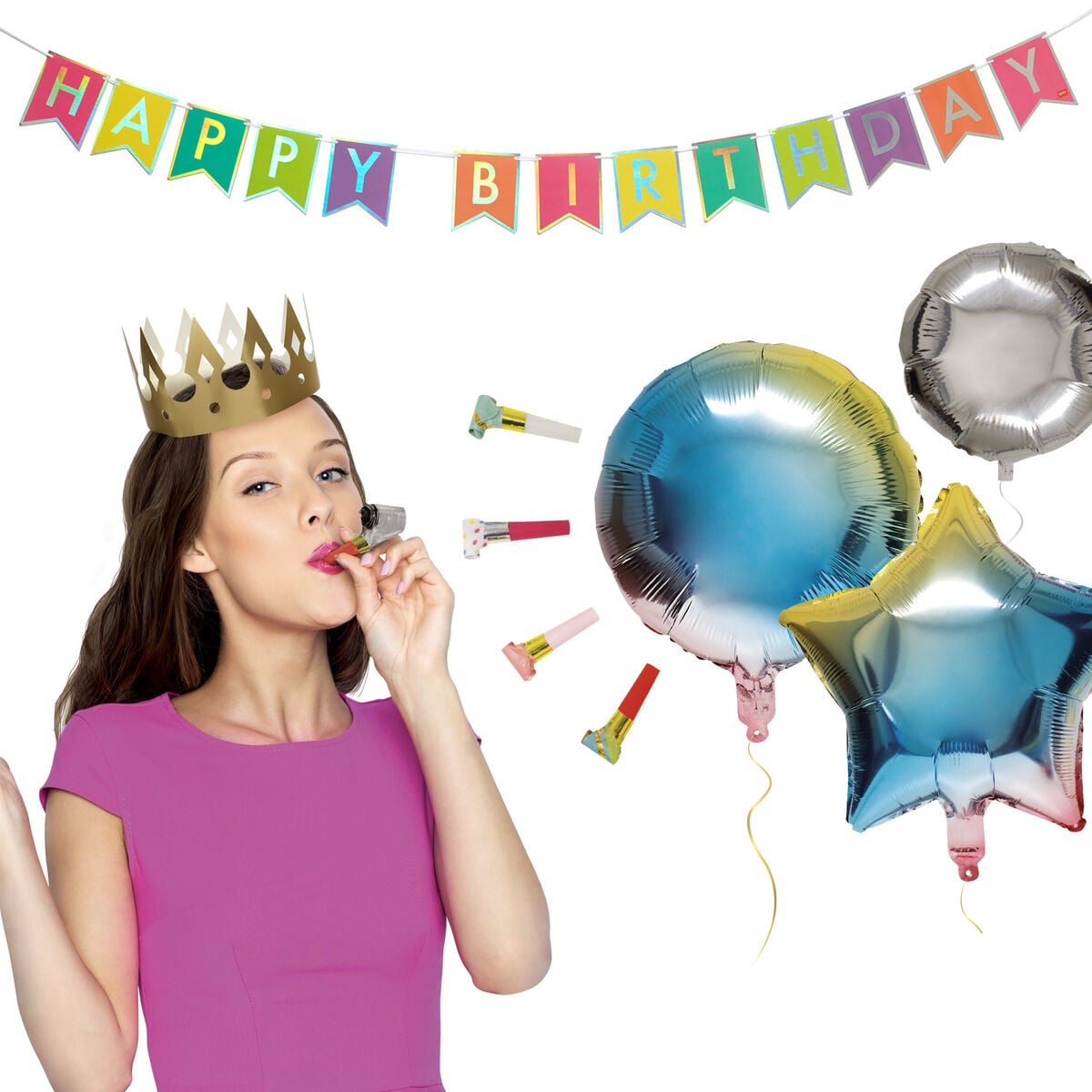 Kit Fête d'Anniversaire - C'est l'heure de la fête