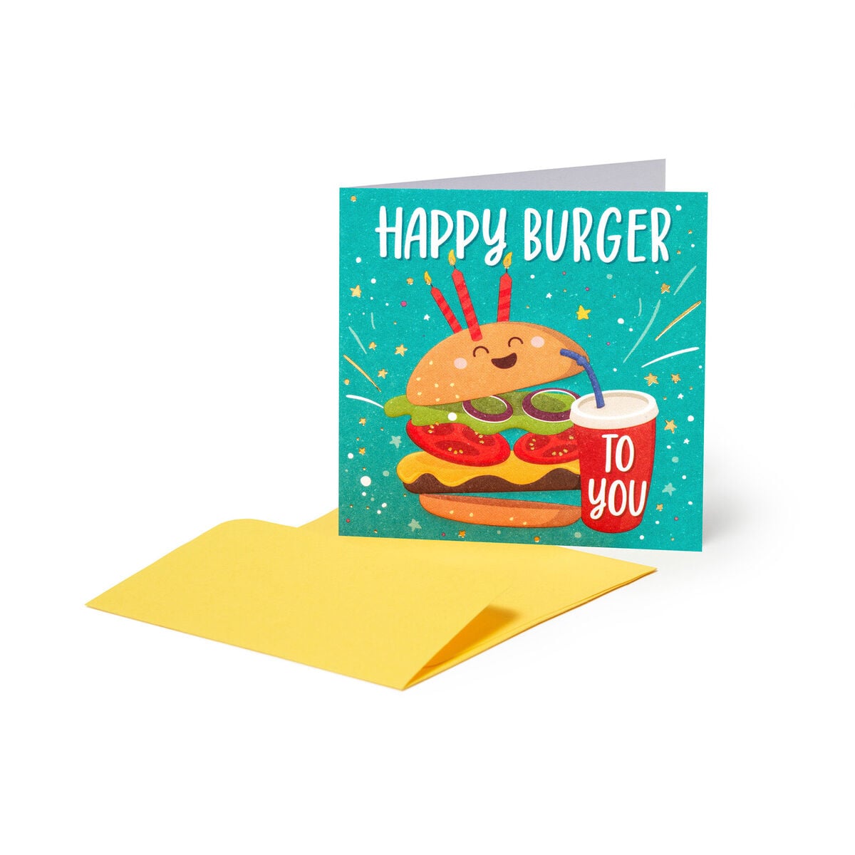 Carte d'Anniversaire - Burger