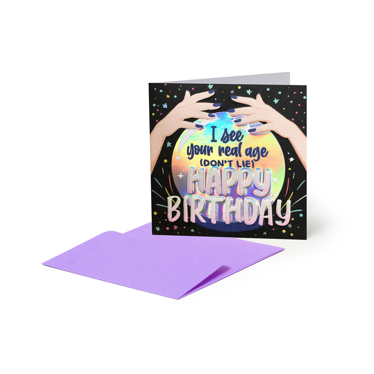 Carte d'Anniversaire - Balle en cristal