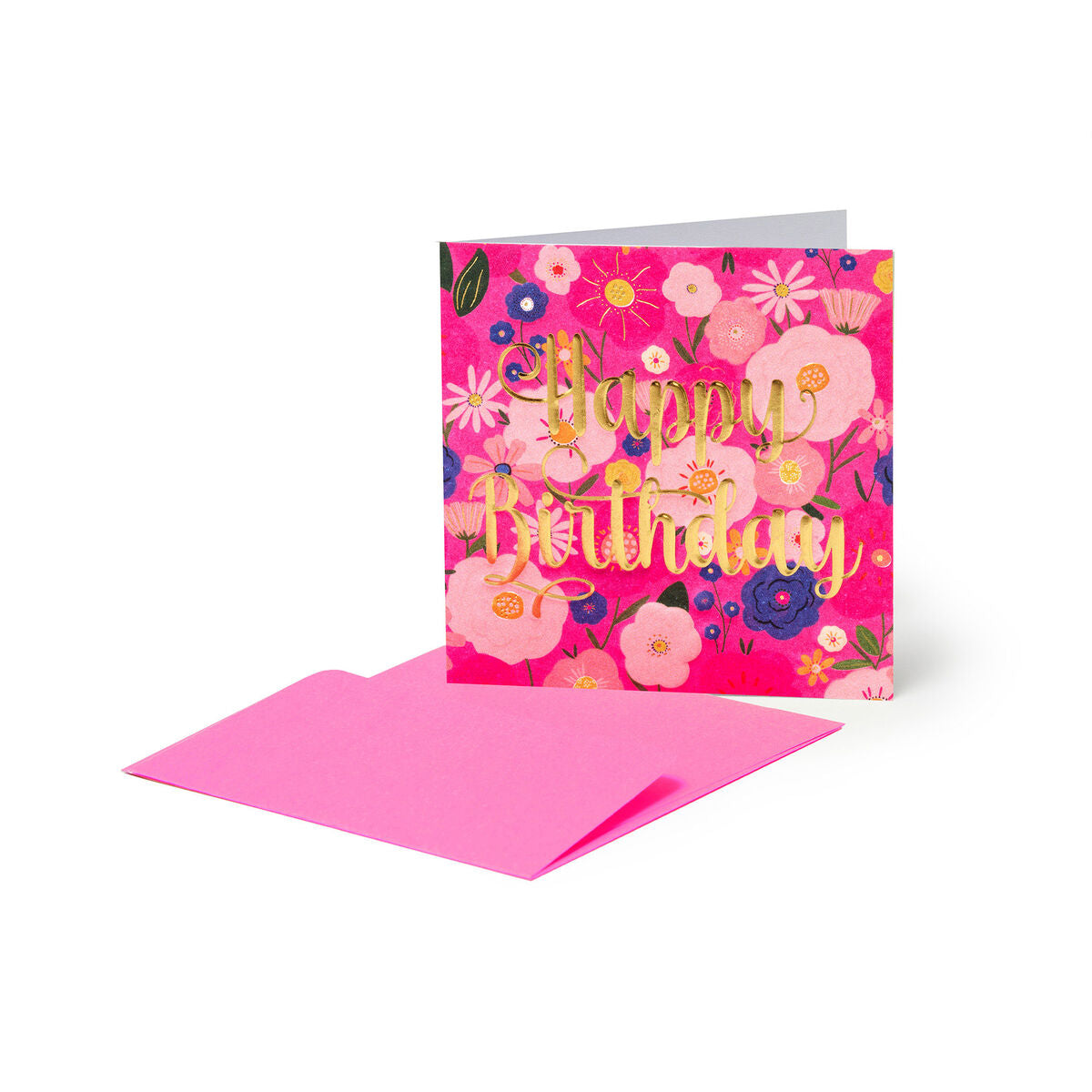 Carte d'Anniversaire - Fleurs
