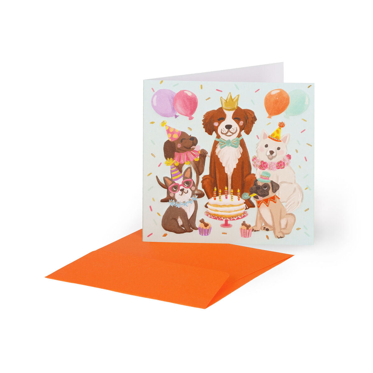 Carte d'anniversaire - Petit - Petite carte de voeux - Let's Pawty