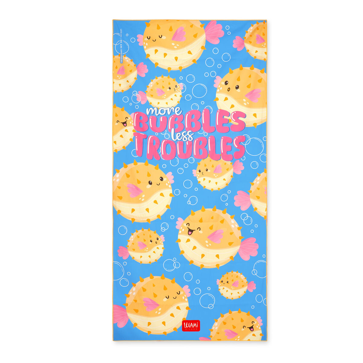 Drap de Plage Poisson-Pouffer - Serviette de plage