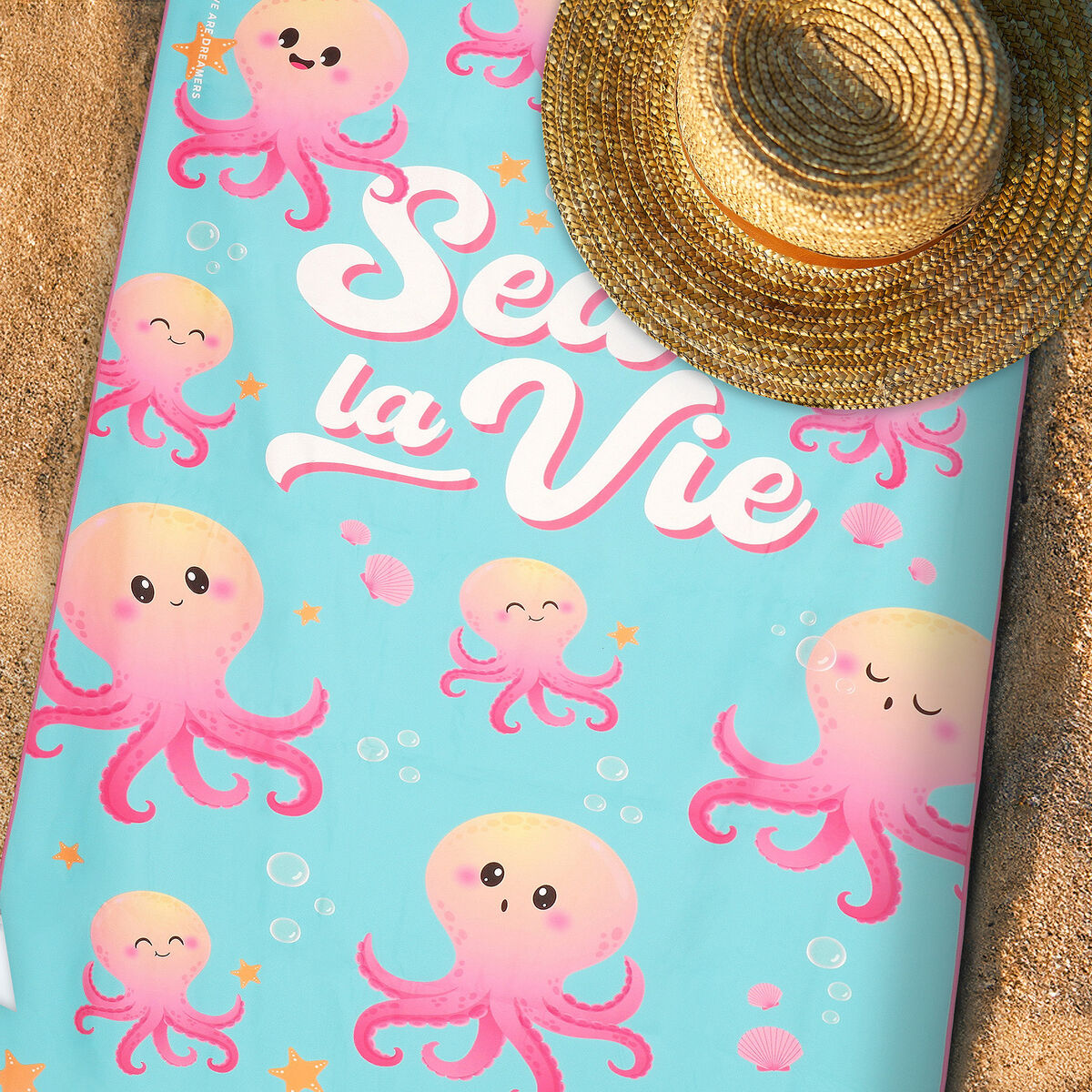 Drap de Plage Octopus - Beach Towel