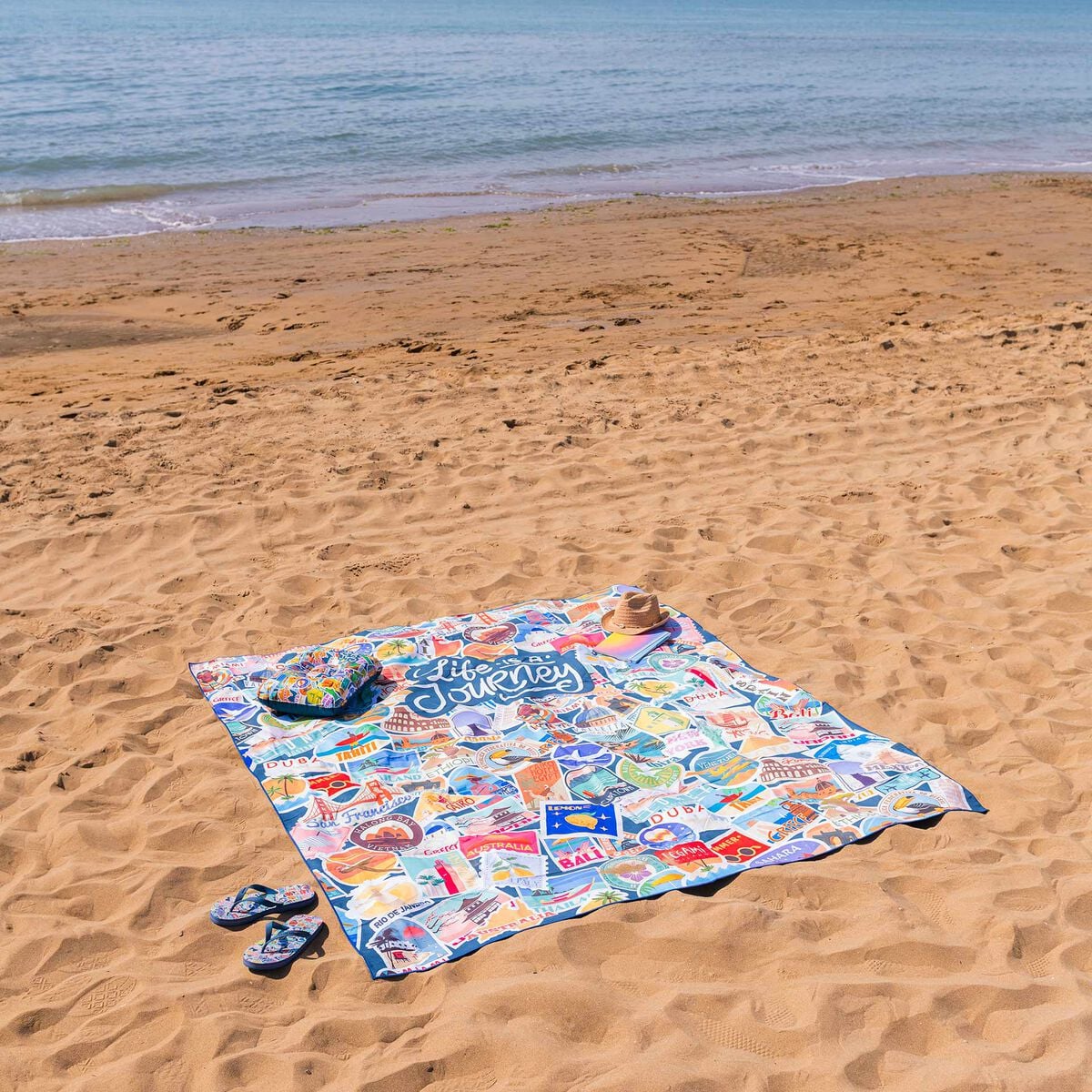 Drap de Plage Maxi Travel Stickers - Beach Towel