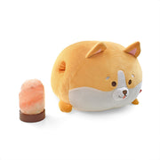Set Coussin Corgi et Himalayan Salt Lamp