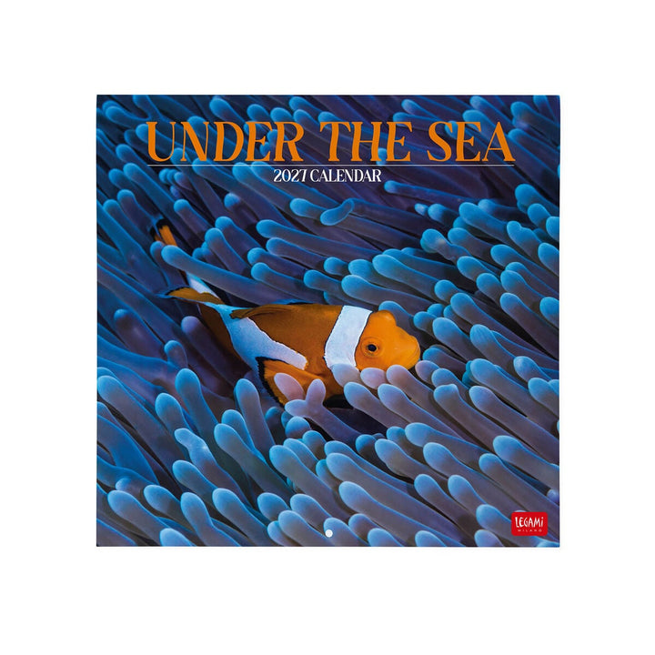 Calendrier Mural 2027 - 30 x 29 cm - Sous la mer