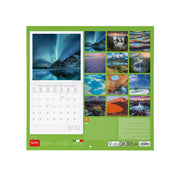Calendrier Mural 2027 - 30 x 29 cm - Planet Earth