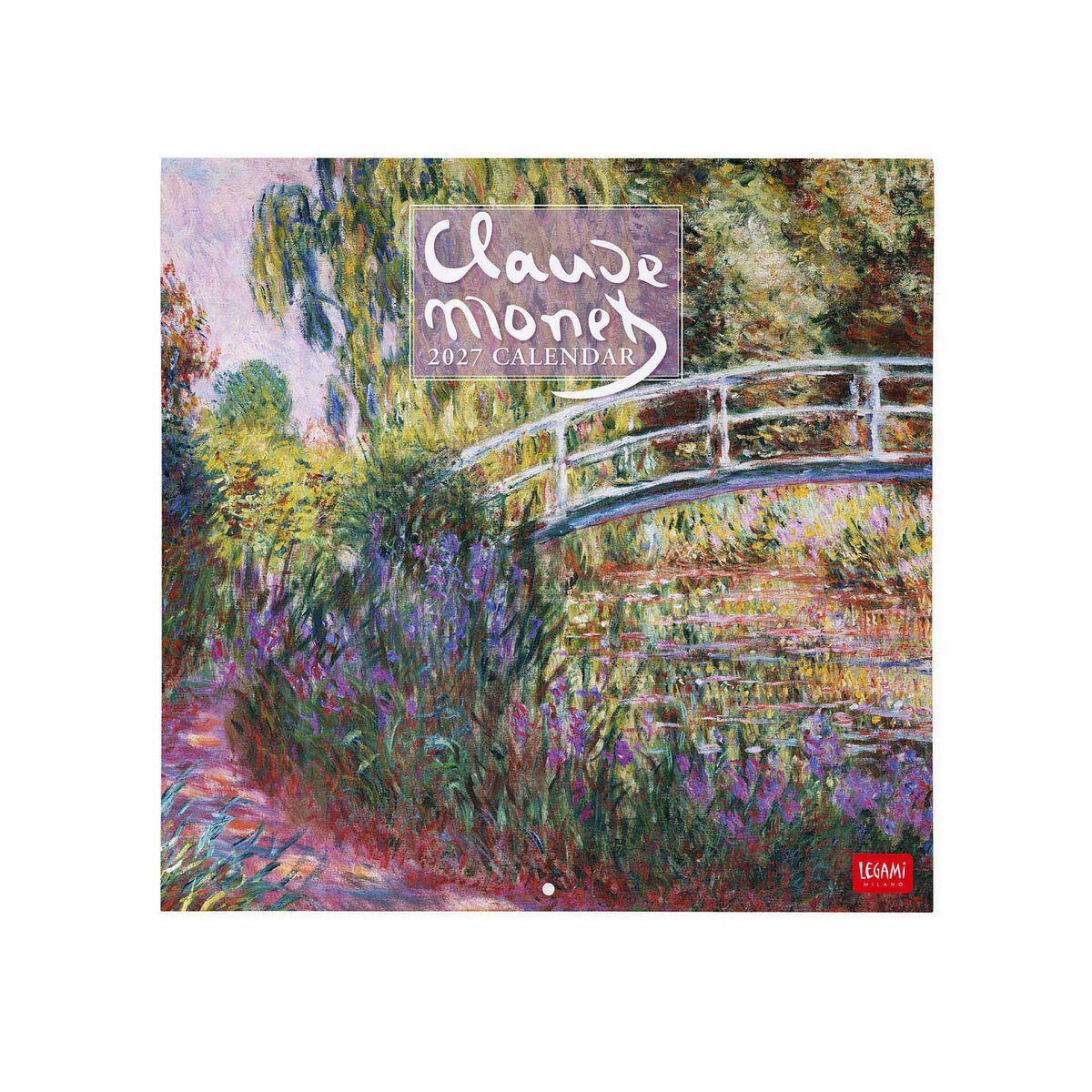 Calendrier Mural 2027 - 30 x 29 cm - Monet