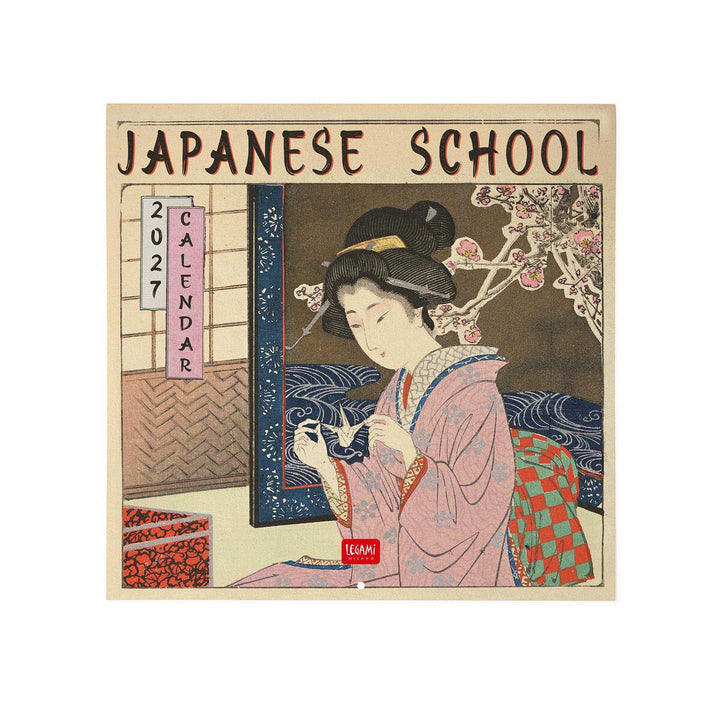Calendrier Mural 2027 - 30 x 29 cm - École japonaise