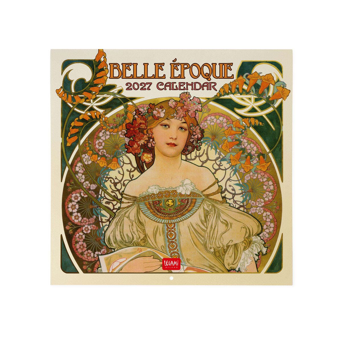 Calendrier Mural 2027 - 30 x 29 cm - Belle Époque