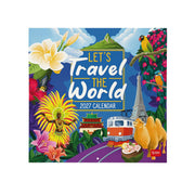Calendrier Mural 2027 - 30 x 29 cm - Voyageons dans le monde