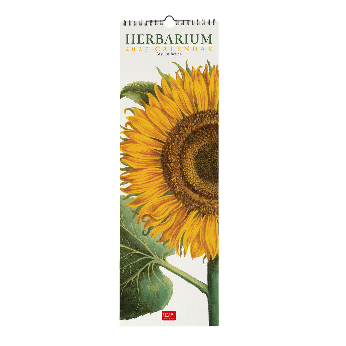 Calendrier Mural 2027 - 16 x 49 cm - Herbier