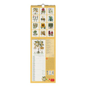 Calendrier Mural 2027 - 16 x 49 cm - Herbarium