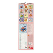 Calendrier Mural 2027 - 16 x 49 cm - Cutie Foodie