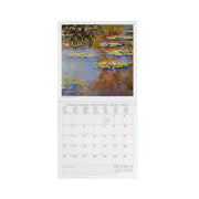Calendrier Mural 2027 - 18 x 18 cm - Claude Monet