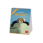 Calendrier de Table 2027 - 12 x 14,5 cm - Prenez-le facilement