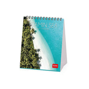 Calendrier de Tableau 2027 - 12 x 14,5 cm - Mer de Vitamine