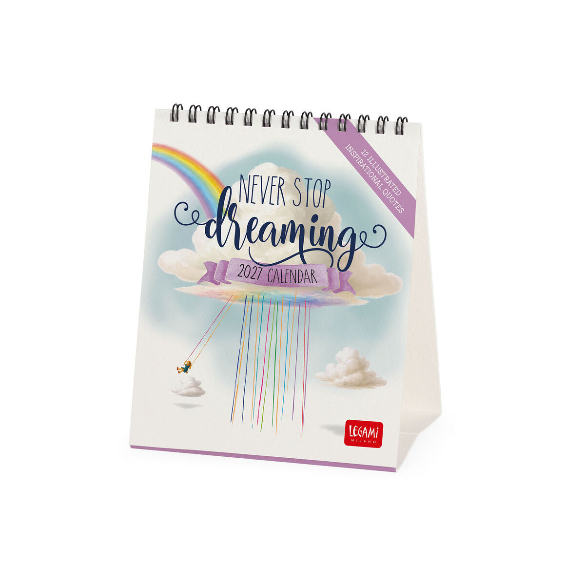 Calendrier de Tableau 2027 - 12 x 14,5 cm - Aphorismes