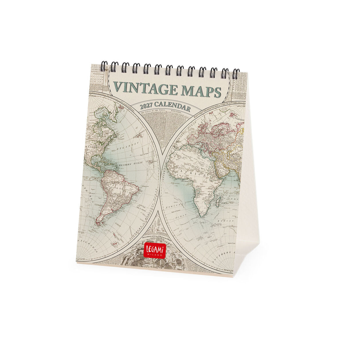 Calendrier de Tableau 2027 - 12 x 14,5 cm - Cartes anciennes