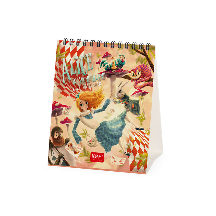 Calendrier de Tableau 2027 - 12 x 14,5 cm - Alice au pays des merveilles