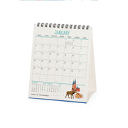 Calendrier de Table 2027 - 12 x 14,5 cm - Let's Travel the World