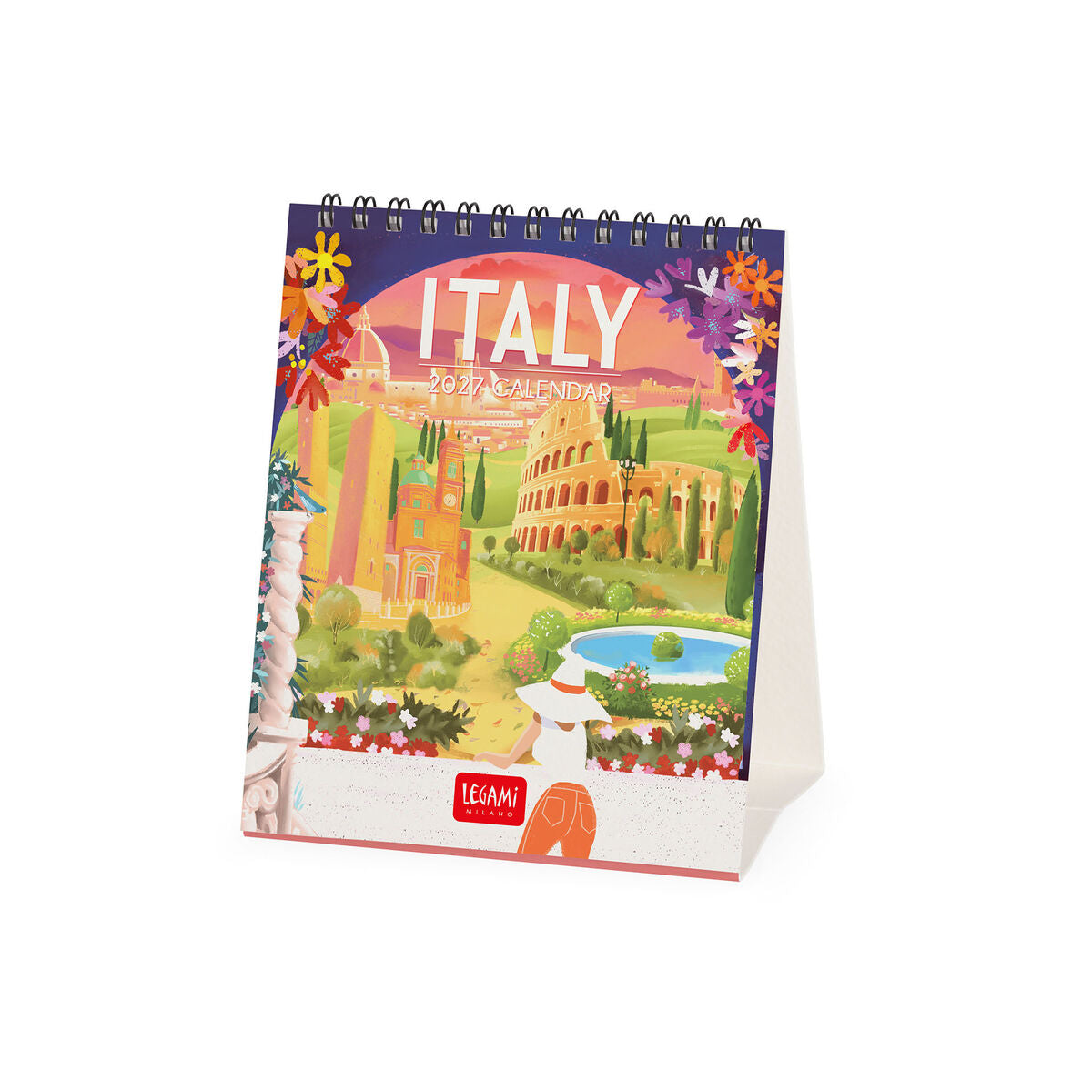 Calendrier de Tableau 2027 - 12 x 14,5 cm - Italie