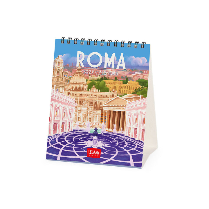 Calendrier de Tableau 2027 - 12 x 14,5 cm - Rome