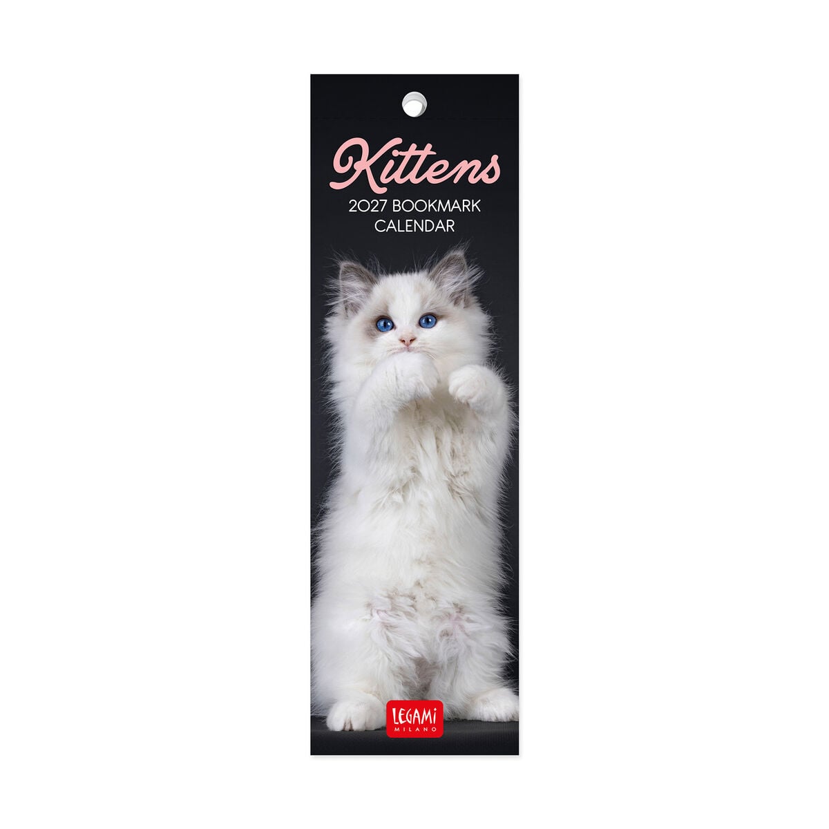 Calibre Marque-page 2027 - 5,5 x 18 cm - Kittens