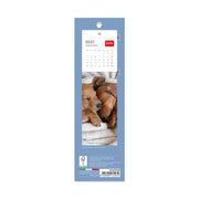 Calendrier Marque-page 2027 - 5,5 x 18 cm - Puppies