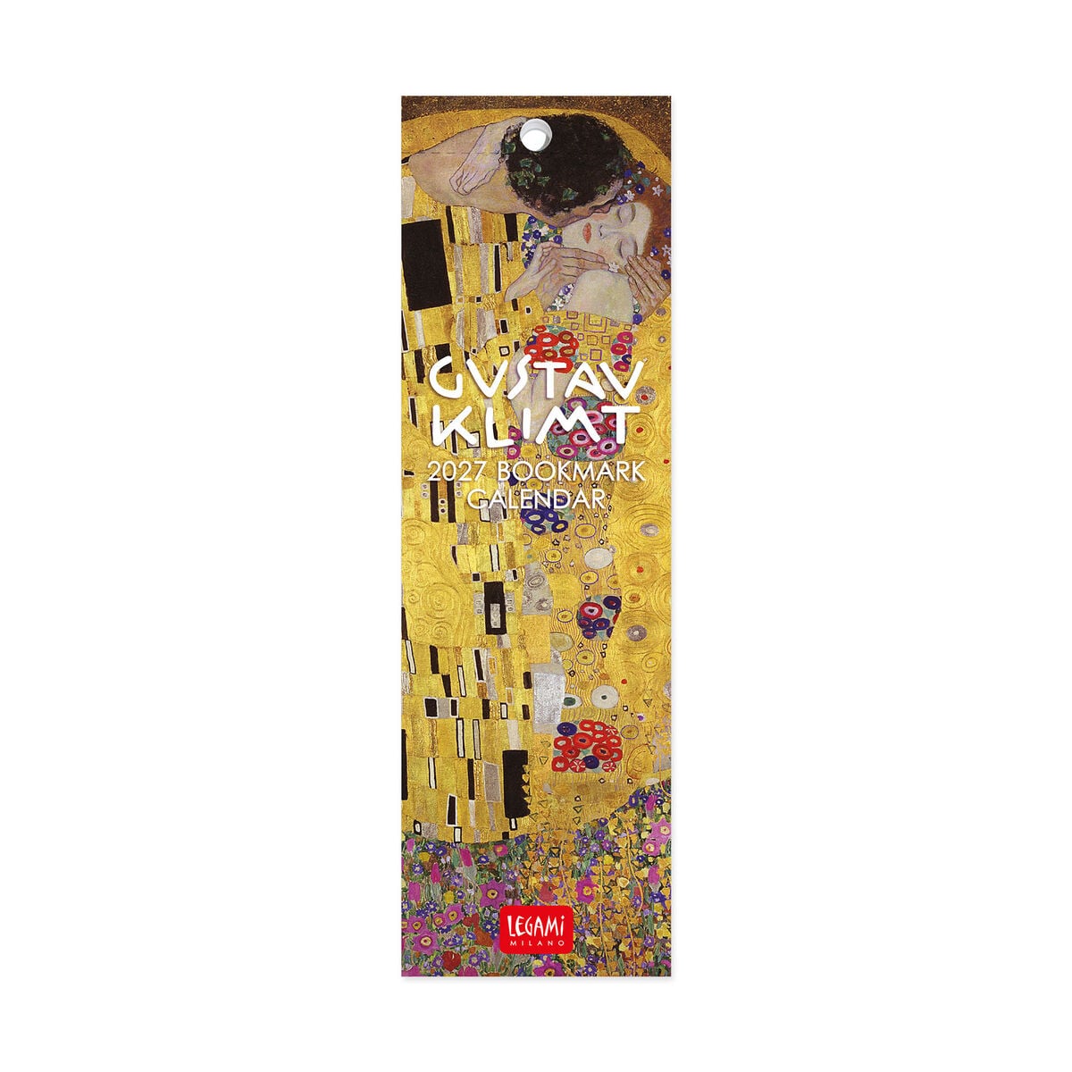 Calibre Marque-page 2027 - 5,5 x 18 cm - Gustav Klimt