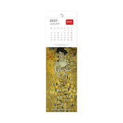 Calendrier Marque-page 2027 - 5,5 x 18 cm - Gustav Klimt