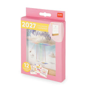 Calendrier avec Base en Bois - 2027