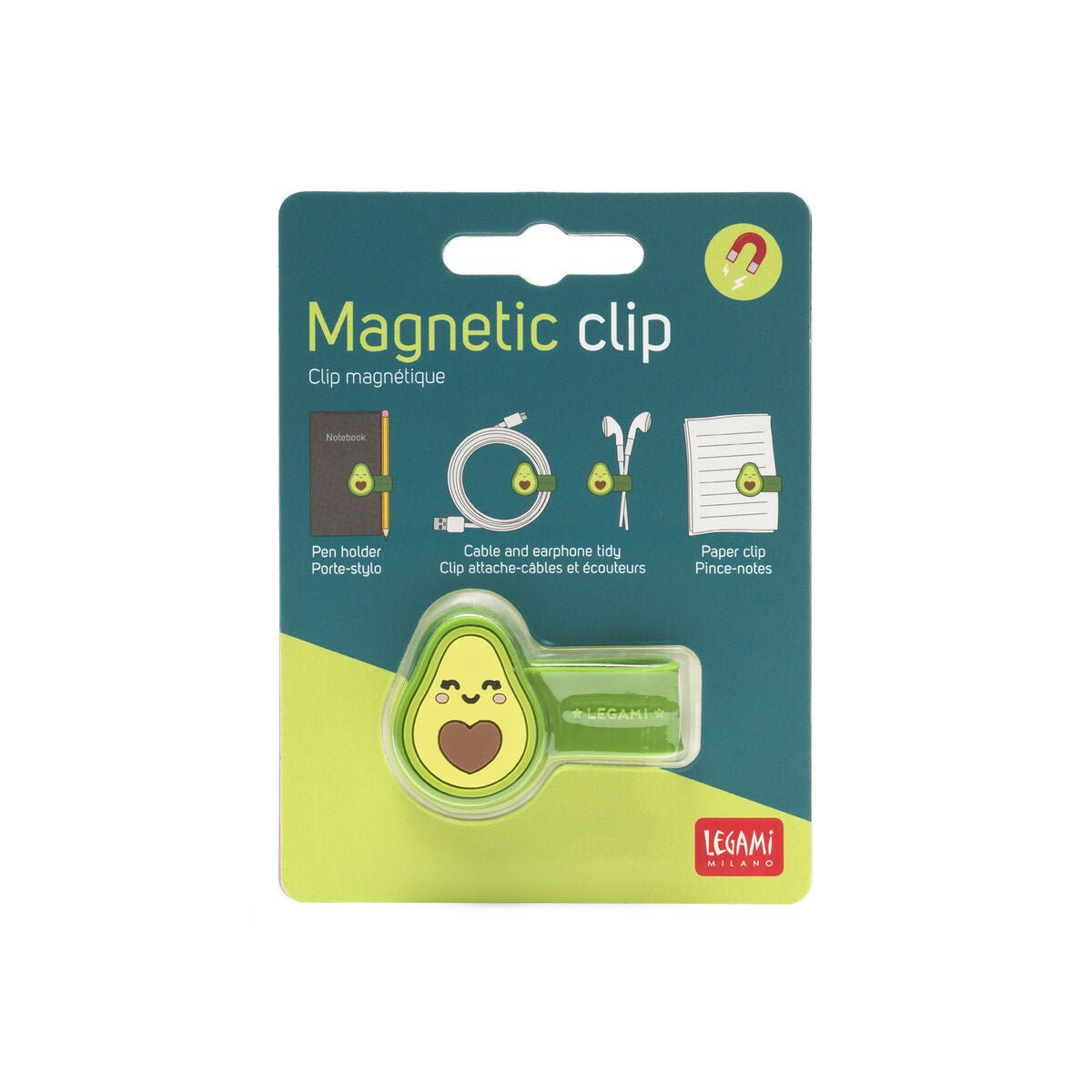 Clip Magnétique Avocado - Magnetic Clip