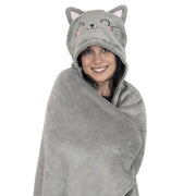 Couverture à Capuche Kitty - Cosy Hugs