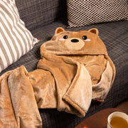 Couverture à Capuche Teddy Bear - Cosy Hugs