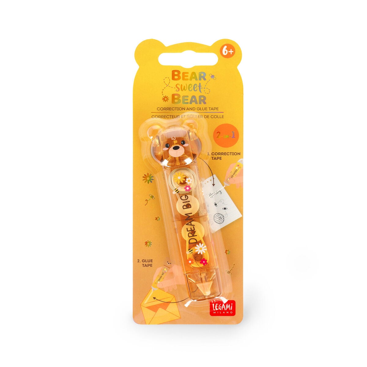 Ruban Correcteur et Colle 2-en-1 - Bear Sweet Bear