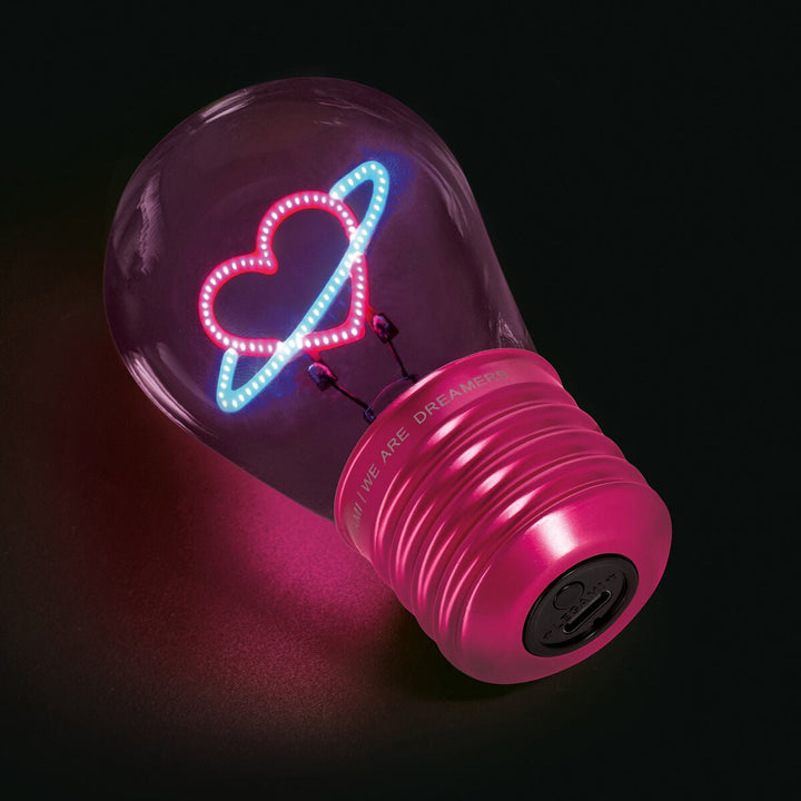 Lampe Décorative de Table en Forme d'ampoule - Cœur - Ampoule Fiction