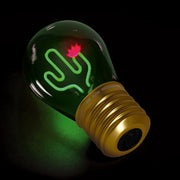 Lampe Décorative de Table en Forme d'ampoule - Cactus - Ampoule Fiction