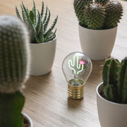 Lampe Décorative de Table en Forme d’Ampoule - Cactus - Bulb Fiction