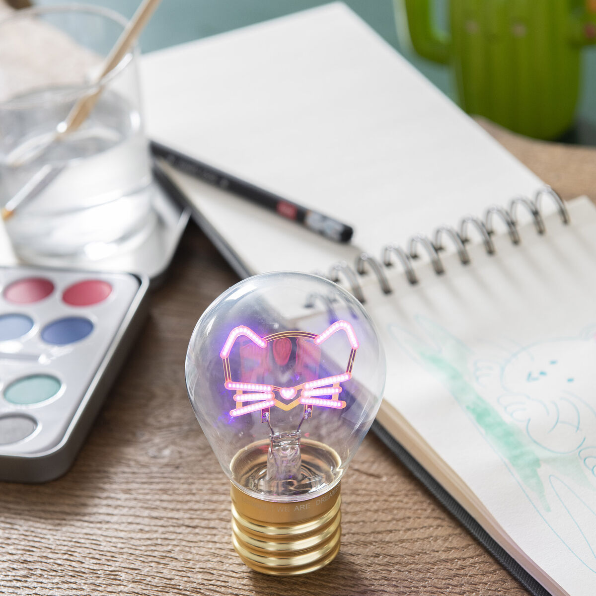 Lampe Décorative de Table en Forme d’Ampoule - Kitty - Bulb Fiction