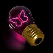Lampe Décorative de Table en Forme d'ampoule - Papillon - Ampoule Fiction