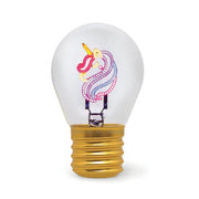 Lampe Décorative de Table en Forme d’Ampoule - Unicorn - Bulb Fiction