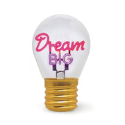Lampe Décorative de Table en Forme d’Ampoule - Dream Big - Bulb Fiction