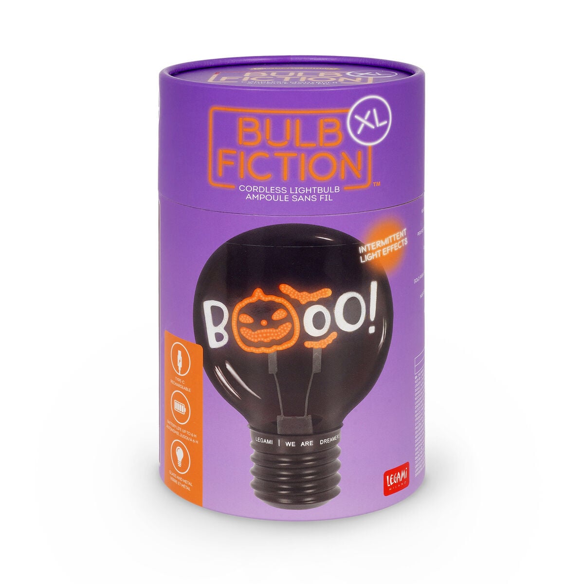 Lampe de table décorative en forme d’ampoule d’Halloween - Bulb Fiction XL