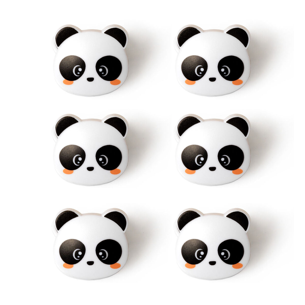 Set de 6 Clips de Fermeture pour Sachets - Panda - Bag Clips