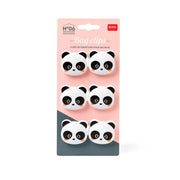 Set de 6 Clips de Fermeture pour Sachets - Panda - Bag Clips